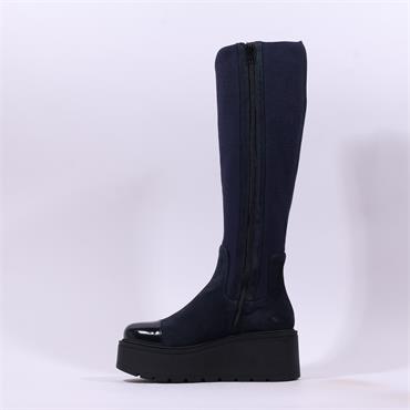 Marco Moreo Vale Stretch Knee High - Navy Suede